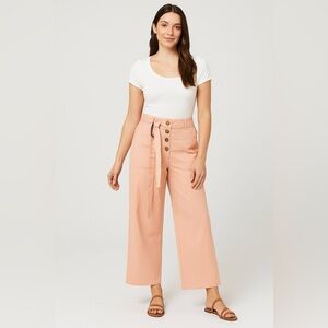 2502-Rejina Pyo Emily Jeans Light Peach Denim Size US 2 (UK 6 / EU 34) NWT